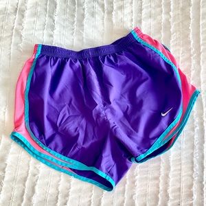 Nike dri-fit Running Shorts Purple, Pink, Aqua